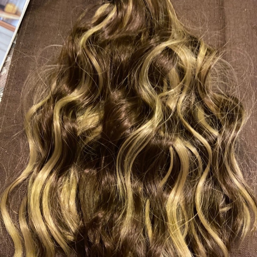 New messy clip on ponytail